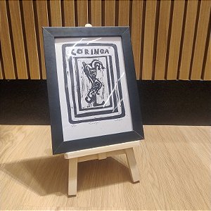 Carta Coringa Linogravura A5 de Uilo Andrade