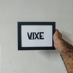 Linogravura Vixe Ditos Populares A3
