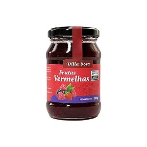 Geleia Villa Dora de Frutas Vermelhas 200 gramas