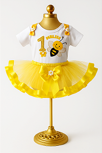 Body Bebê Bichinho Abelhinha – Personalizado (P ao GG)