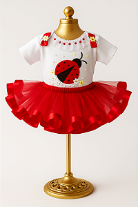 Body Bebê Bichinho Joaninha – Personalizado (P ao GG)