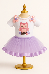Body Bebê Corujinha Bichinho – Personalizado (P ao GG)
