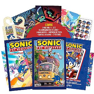 Combo Sonic Volumes 11, 12 e 13 Edição Especial 30 Anos