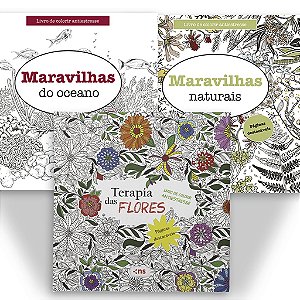 Coleção “Terapia Das Cores – Livros Para Colorir Antiestresse”