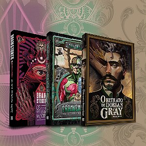 Combo Ns Classics | Edição De Luxo Com Fitilho E Pintura Trilateral: O Retrato De Dorian Gray, Os Sete Dedos Da Morte E Frankenstein