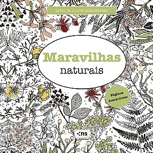 Livro De Colorir Antiestresse Maravilhas Naturais