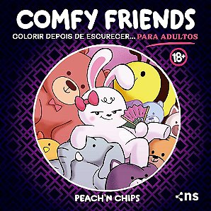 Comfy Friends +18: Colorir depois de escurecer... Para Adultos! - Peach’n Chips