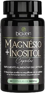 MAGNESIO + INOSITOL 500mg 60 Caps - BioKlein