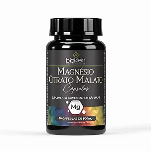 MAGNESIO CITRATO MALATO 500mg 60 Caps - BioKlein