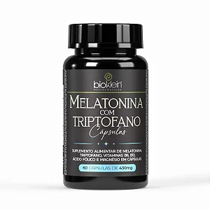 Melatonina com Triptofano – 60 Cápsulas - BioKlein