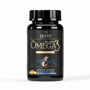 Omega 3 EPA e DHA | Selo MEG-3 Qualidade Premium | 60 Capsulas 1350mg