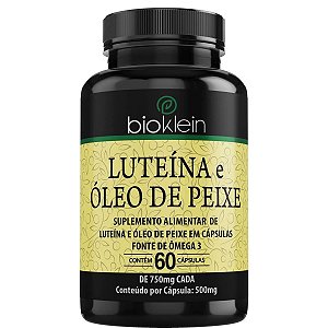 Luteína e Óleo de Peixe - 60 Caps - Bioklein
