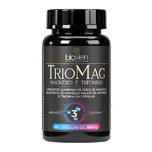 TRIOMAG (MAGNESIO, L-TREONINA, BISGLICINATO DE MAGNESIO, MALATO DE MAGNESIO) - 550mg - 60 caps - Bioklein