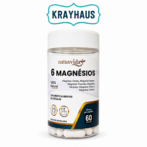 6 MAGNESIOS - 500 Mg - 60 caps - NatusVida