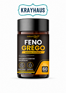 Feno Grego - 500 mg - 60 caps - NatuVida