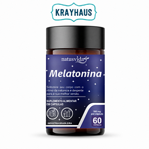 Melatonina - 500 mg - 60 caps - NatusVida