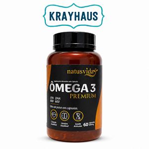 Ômega 3 Premium 500 mg – 60 Cápsulas - Premium | Natusvida