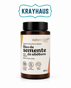 Óleo de Semente de Abóbora - 60 caps - 1000 mg - NatusVida