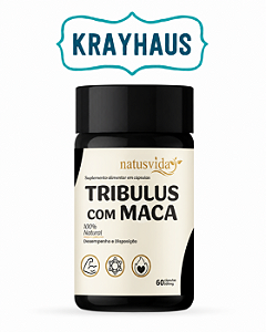 Tribulus com Maca NatusVida 500 mg 60 Cápsulas