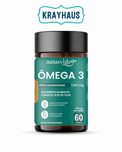 Ômega 3 Ultra Concentrado I 1360 mg - 60 caps - Softgel - NatusVida