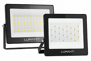 Refletor LED Lumanti 100W Externo Bivolt - Luz Branca IP66