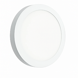 Luminária LED Sobrepor Redonda 24W 6500K Autovolt Ourolux