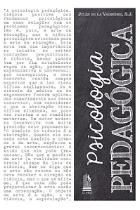 Psicologia pedagógica - Jules de la Vaissiàre, S.J.