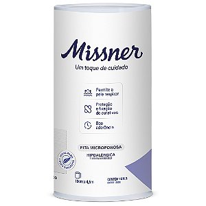 ESPARADRAPO HIPOALÉRGICO BRANCO10cm X 4,5m - MISSNER