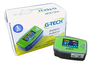 OXÍMETRO DE PULSO PEDIÁTRICO COM TELA OLED GRAPH - G-TECH