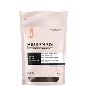 ARGILA NEGRA ENRIQUECIDA EM PÓ  150G - HIDRAMAIS