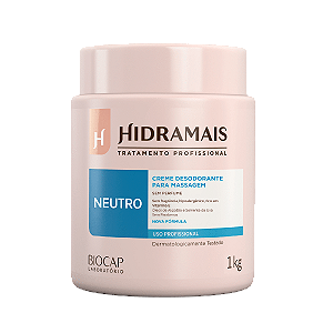 CREME NEUTRO P/MASSAGEM 1KG - HIDRAMAIS
