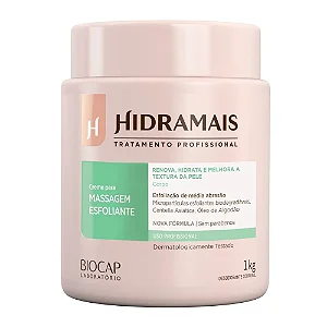 CREME DESODORANTE ESFOLIANTE ALTA ABRASÃO PARA MASSAGEM 1KG - HIDRAMAIS