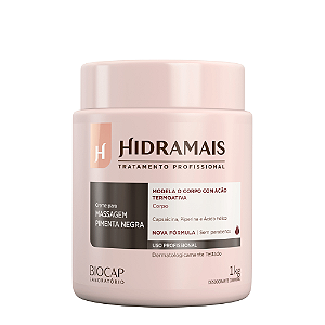 CREME DESODORANTE PIMENTA NEGRA PARA MASSAGEM 1KG - HIDRAMAIS