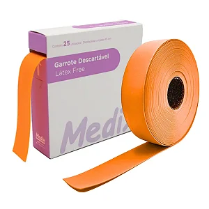 GARROTE DESCARTÁVEL EM ROLO - MEDIX