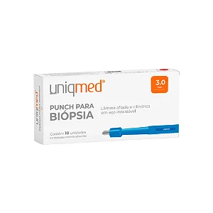 PUNCH PARA BIÓPSIA 3.0MM - UNIDADE - UNIQMED