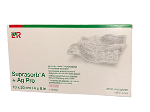CURATIVO DE ALGINATO DE CÁLCIO COM PRATA E CELULOSE SUPRASORB A+AG PRO - UNIDADE - VENOSAN