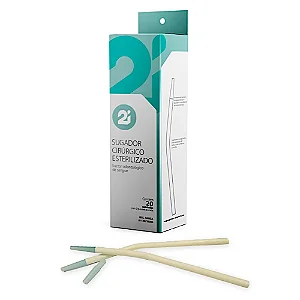 SUGADOR CIRÚRGICO ESTERILIZADO COM 20 UNIDADES 2i