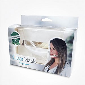 MÁSCARA ACRÍLICA TRANSPARENTE ESTÉTICA CLEARMASK - ESTEK