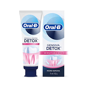Creme Dental Gengiva Detox Sensitive Care 102g - Oral-b