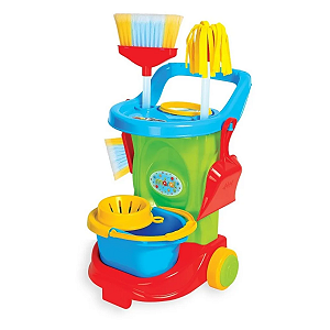 Carrinho De Limpeza Infantil Maral Cleaning Trolley Colorido