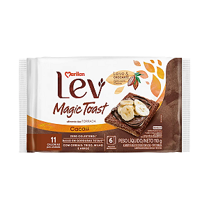 Torrada Lev Magic Toast Cacau E Cereais Marilan 110g