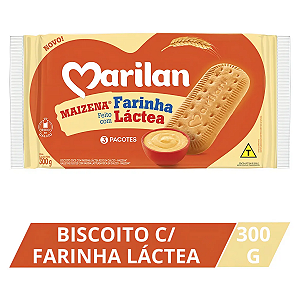 Biscoito Maizena Farinha Láctea Marilan 300g