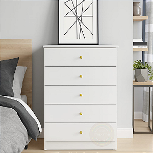 Cômoda Antártida 5 gavetas