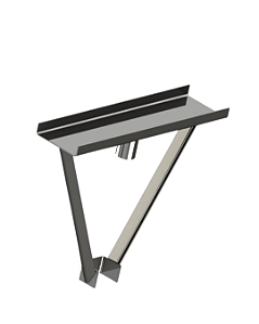 Cruzeta Metálica com Zincagem branca