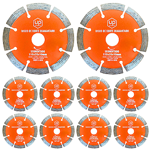 Kit 10 Disco de Corte Diamantado 110x20x10mm