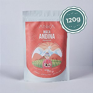 Maca Tricolor Peruana em pó - 120g | Gelatinizada