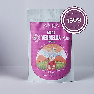 Maca Vermelha Peruana em pó - 150g | Gelatinizada