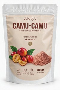 CAMU CAMU EM PÓ 80g | SEM ADITIVOS