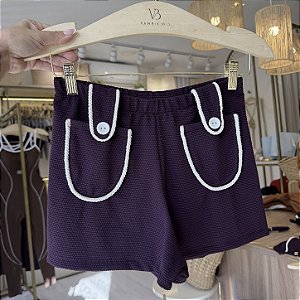 Short Allure Vinho