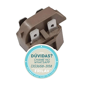 RELE PTC 4 TERMINAIS UNIVERSAL PARA GELADEIRA E FREEZER 50/60Hz - 127V
